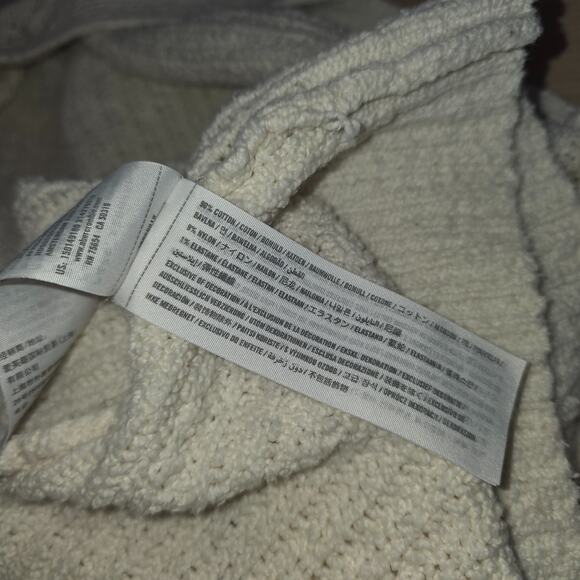 Abercrombie & Fitch Chunky Knit Open Long Cardigan Sweater Pockets Womens Medium - Picture 8 of 8